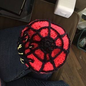 All items a crocheted indented